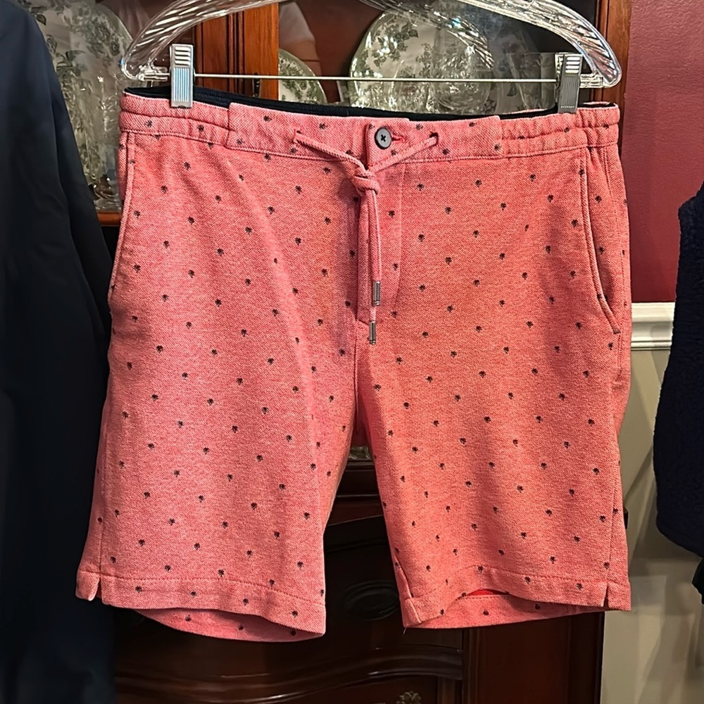 Zara Pink Cotton Shorts with Stretch Men's size 31